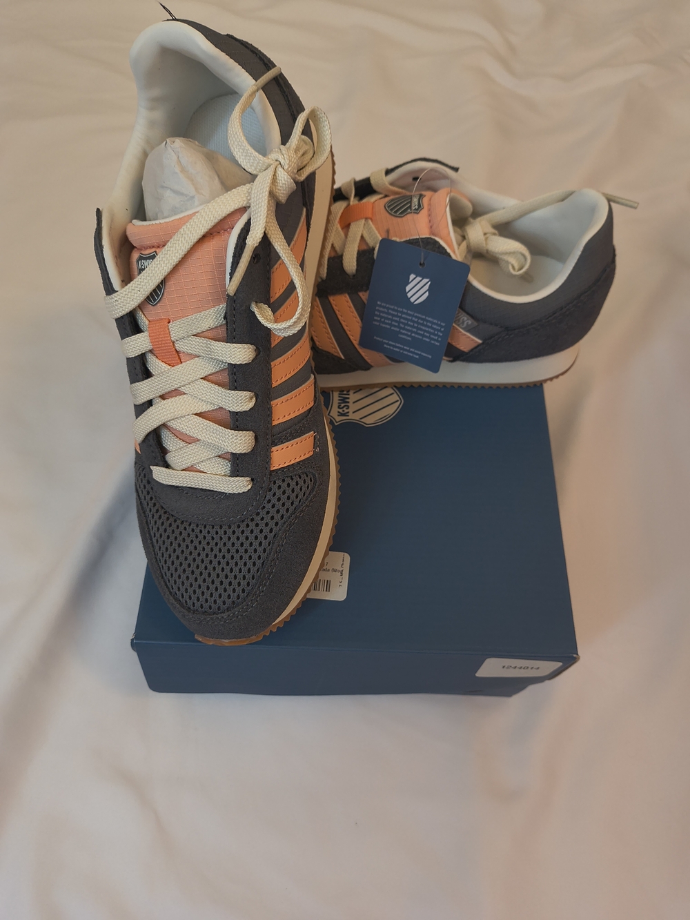 K-Swiss Retro Granda Sneakers - Gray and Peach